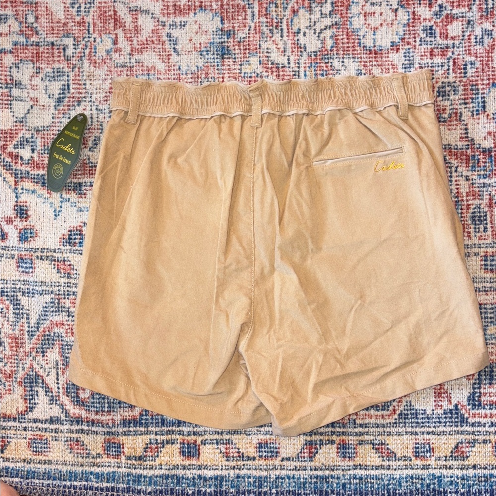 Cadets Corduroy Shorts in Tan SZ 12-14 (31-34” Waist) NWT - Picture 2 of 3